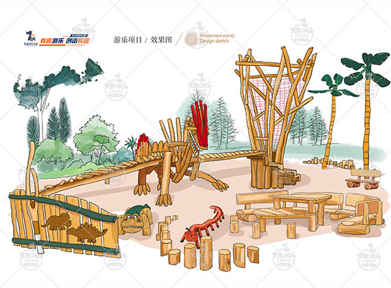 無(wú)動(dòng)力兒童游樂(lè)場(chǎng)